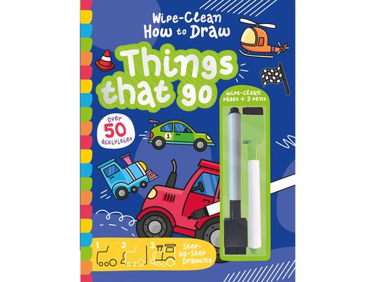 Wipe-Clean How to Draw Things That Go
