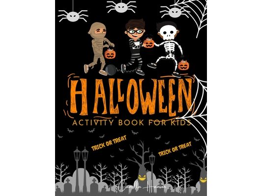Halloween Activity Book for Kids: Halloween Theme Activity Book for Coloring, Mazes, World Search Puzzles, Sudoku Scary and Funny Kids Halloween Activ