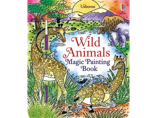 Wild Animals Magic Painting Book