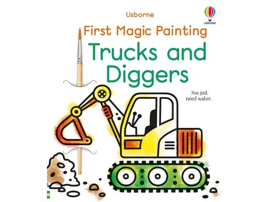 First Magic Painting Trucks and Diggers