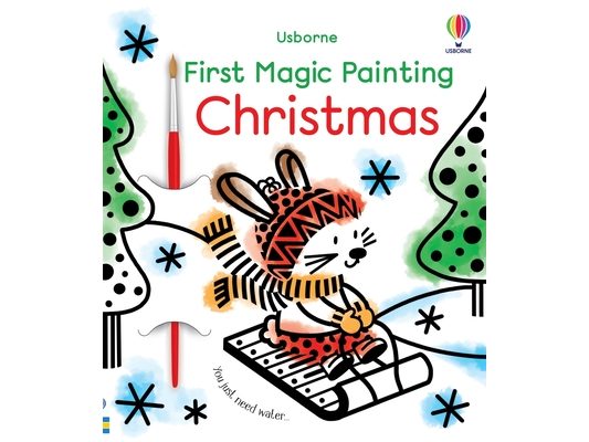 First Magic Painting Christmas: A Christmas Holiday Book for Kids