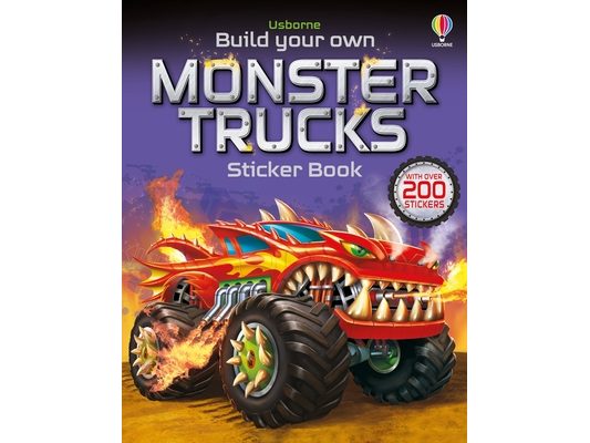 Build Your Own Monster Trucks Sticker Book