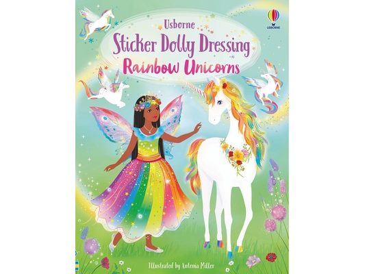 Sticker Dolly Dressing Rainbow Unicorns