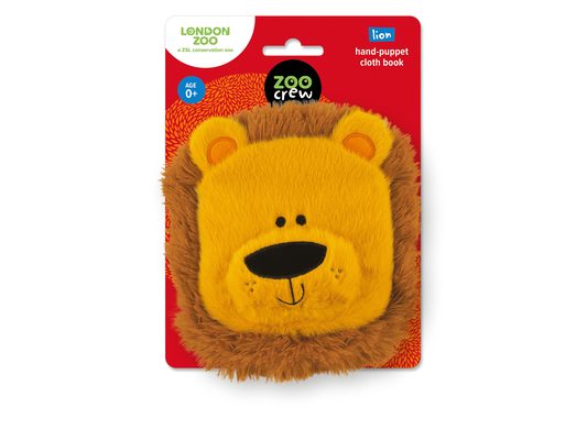 Hand-Puppet Cloth Book Lion