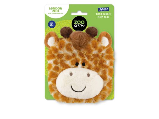 Hand-Puppet Cloth Book Giraffe