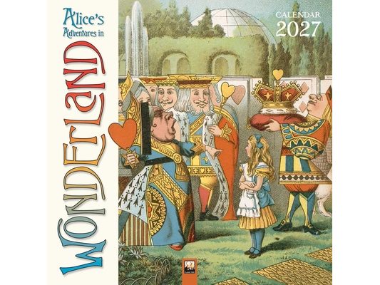 Alice's Adventures in Wonderland Wall Calendar 2027 (Art Calendar)