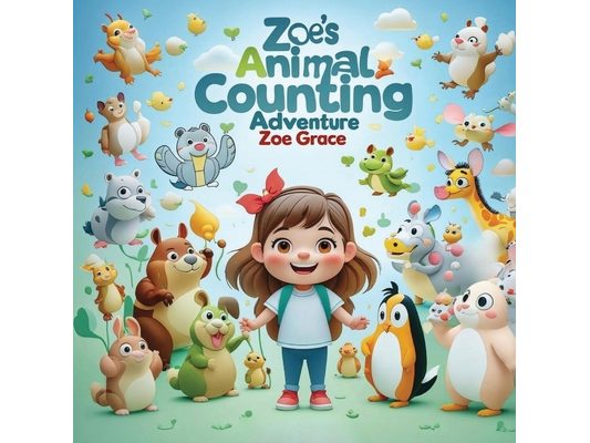 Zoe's Animal Counting Adventure: A Fun Rhyming Counting Book for Toddlers Ages 2-5 with Cute Animal Friends