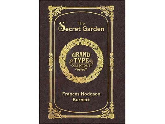 Large Print - The Secret Garden - Grand Type Collector's Edition - Matte Hardcover with Dust Jacket