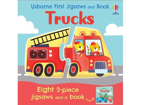 Usborne First Jigsaws and Book: Trucks