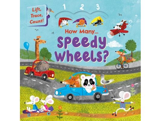 How Many Speedy Wheels?: Lift, Trace, Count!