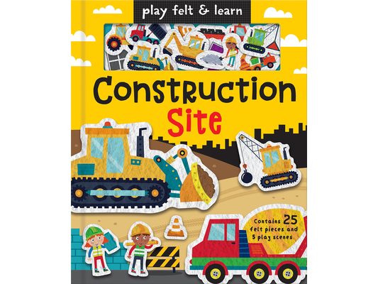 Play Felt Construction Site: An Interactive, Reusable Felt Activity Book for Children Aged 3+