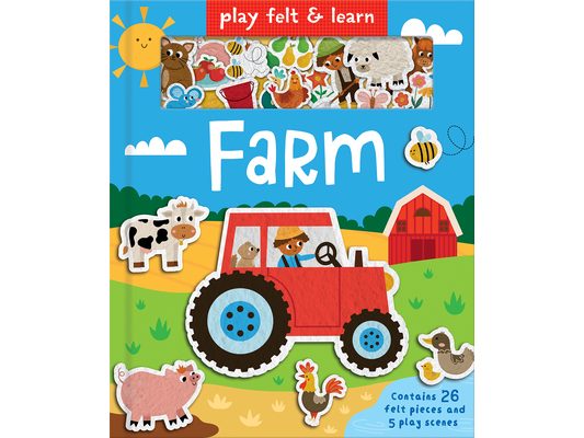 Play Felt Farm: An Interactive, Reusable Felt Activity Book for Children Aged 3+