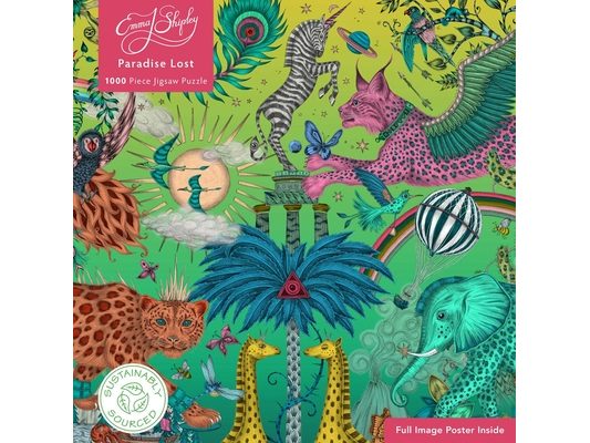 Adult Sustainable Jigsaw Puzzle Emma J Shipley: Paradise Lost: 1000-Pieces. Ethical, Sustainable, Earth-Friendly
