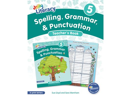 Spelling, Grammar, & Punctuation Teacher's Book 5: In Print Letters (American English Edition)