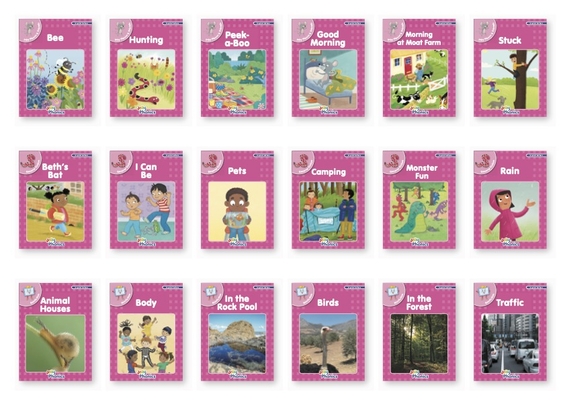 Jolly Phonics Pink Readers Complete Set: In Print Letters (American English Edition)