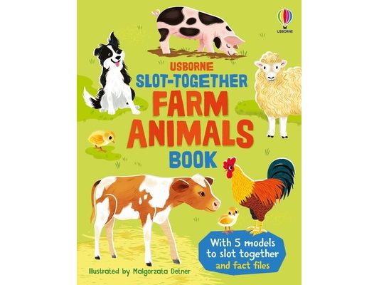 Slot-Together Farm Animals Book
