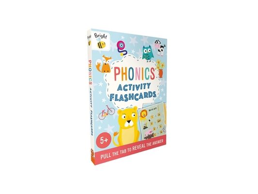 Bright Bee Phonics Activity Flashcards: With Slide Tabs to Reveal Answers for Ages 5 & Up