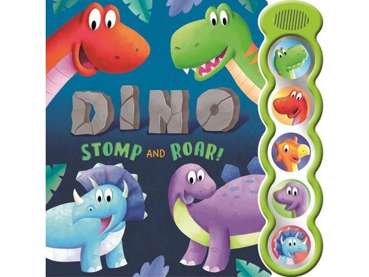 Dino Stomp and Roar: With 5 3D Sound Buttons