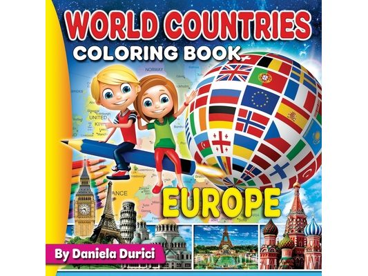 World Countries Coloring Book Europe: Coloring Book Europe