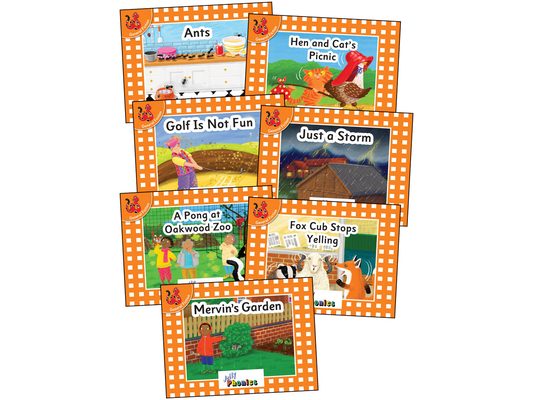 Jolly Phonics Orange Level Readers Complete Set: In Print Letters (American English Edition)