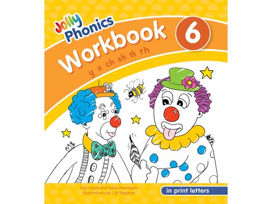 Jolly Phonics Workbook 6: In Print Letters (American English Edition)