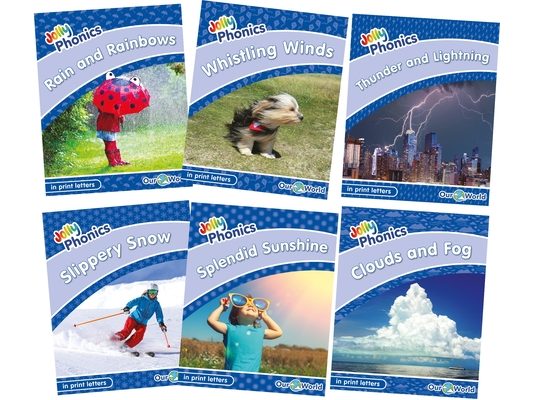 Jolly Phonics Readers Level 4, Our World, Complete Set: In Print Letters (American English Edition)