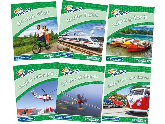Jolly Phonics Readers Level 3, Our World, Complete Set: In Print Letters (American English Edition)