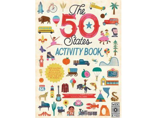 The 50 States: Activity Book: Maps of the 50 States of the USA