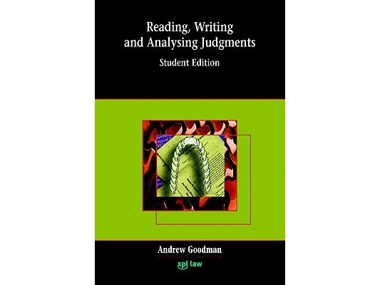 Reading, Writing and Analysing Judgments