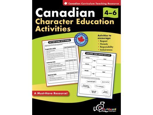 Canadian Character Education Activities Grades 4-6