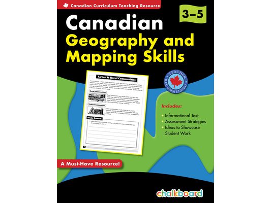 Canadian Geography and Mapping Skills Grades 3-5