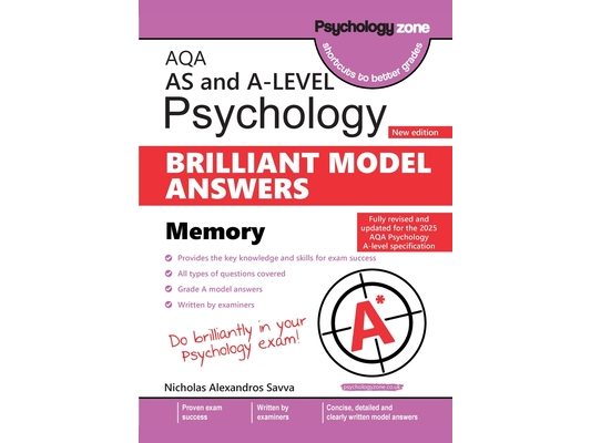 AQA A-level Psychology: Brilliant Model Answers -Memory (updated for 2025 specification)