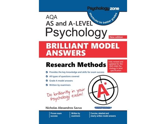 AQA A-level Psychology: Brilliant Model Answers - Research Methods (updated for 2025 specification)
