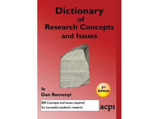 A Dictionary of Research Concepts and Issues - 2nd Ed