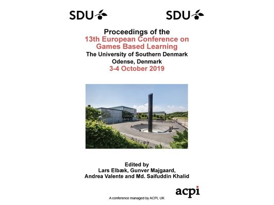 ECGBL19 - Proceedings of the 13th European Conference on Game Based Learning