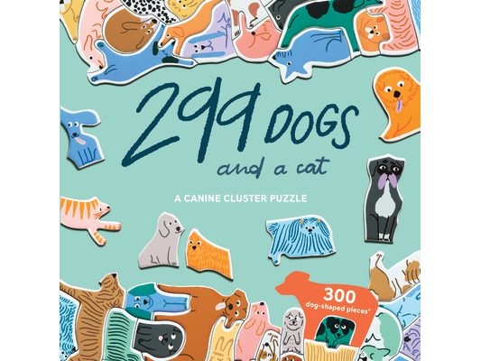 299 Dogs (and a Cat) 300 Piece Cluster Puzzle: A Canine Cluster Puzzle
