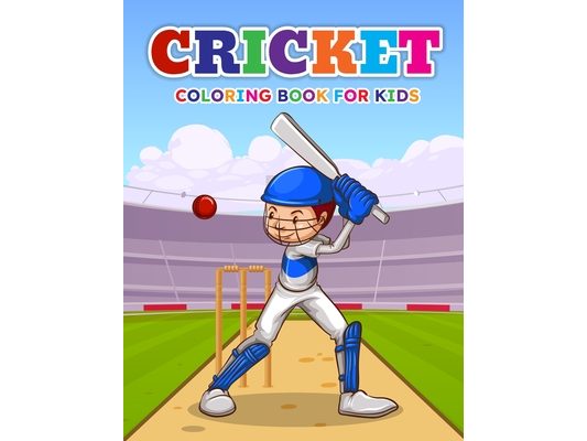 Cricket Coloring Book for Kids: Coloring Book Filled with Cricket Coloring Pages for Boys and Girls Ages 4-8