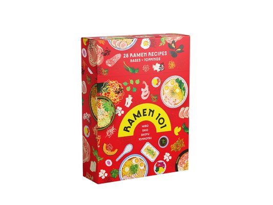 Ramen 101 Deck of Cards: 28 Ramen Recipes: Bases + Toppings