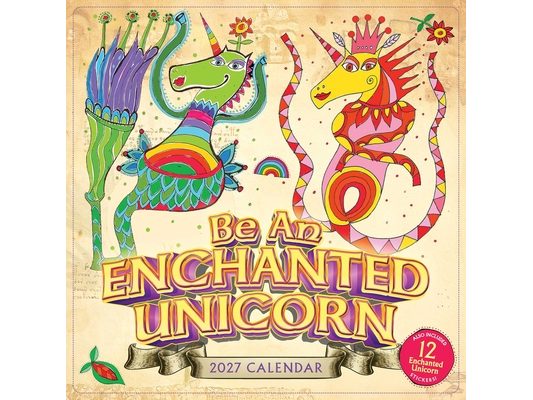 2027 Be an Enchanted Unicorn Wall Calendar
