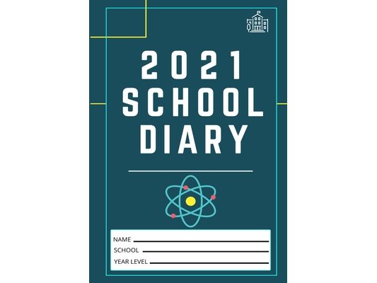 2021 Student School Diary: 7 x 10 inch 120 Pages