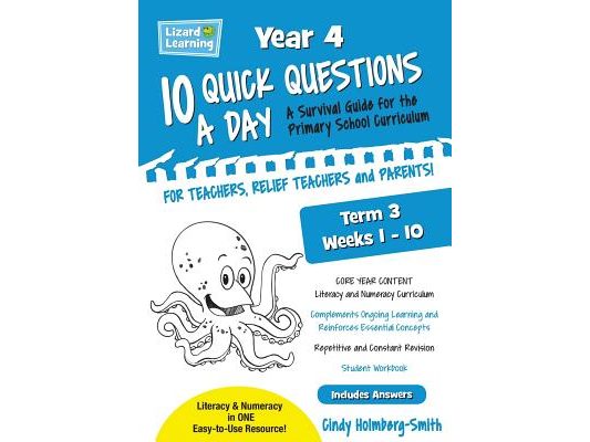 Lizard Learning 10 Quick Questions A Day Year 4 Term 3
