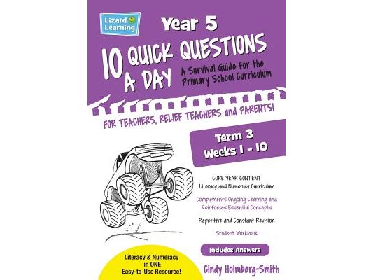 Lizard Learning 10 Quick Questions A Day Year 5 Term 3
