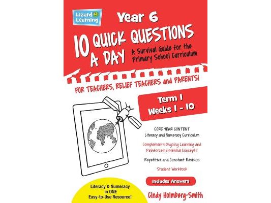 Lizard Learning 10 Quick Questions A Day Year 6 Term 1