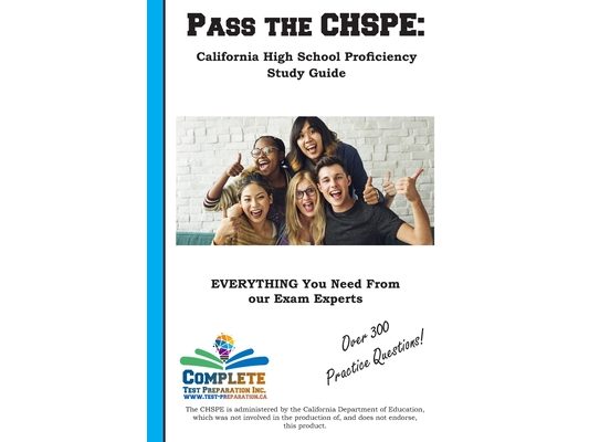 Pass the CHSPE: California High School Proficiency Study Guide: Paperback and Ebook Package