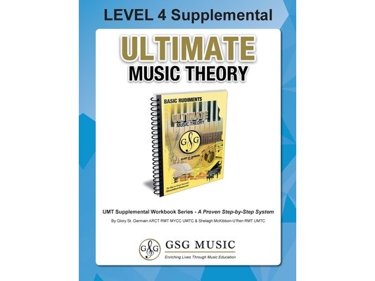 LEVEL 4 Supplemental - Ultimate Music Theory: The LEVEL 4 Supplemental Workbook is designed to be completed with the Basic Rudiments Workbook.