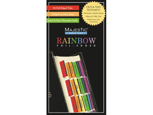 Majestic Rainbow Bible Tabs