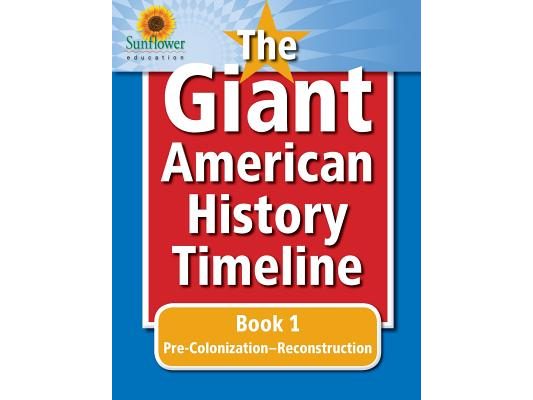 The Giant American History Timeline: Book 1: Pre-Colonization-Reconstruction