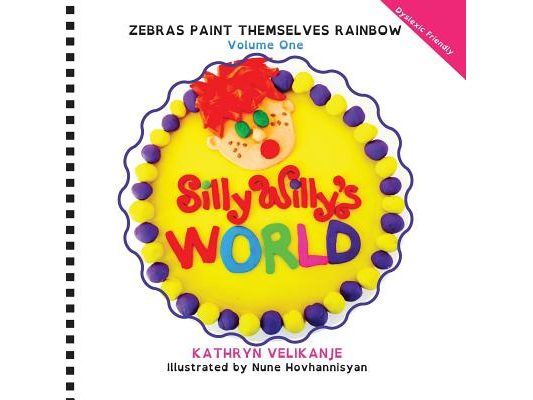 Zebras Paint Themselves Rainbow