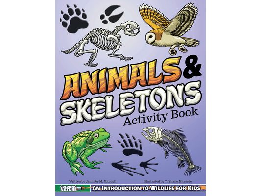 Animals & Skeletons Activity Book: An Introduction to Wildlife for Kids
