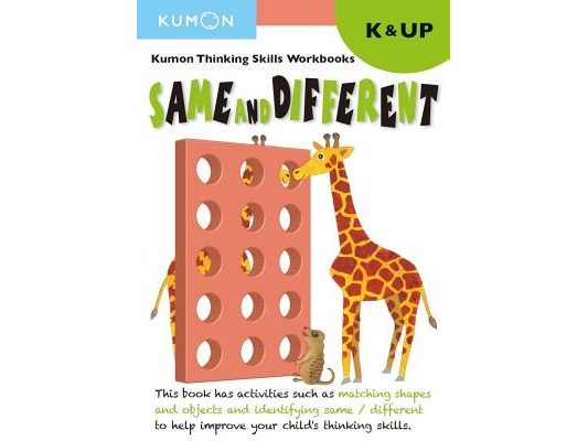 Kumon Thinking Skills Workbooks K: Same and Different